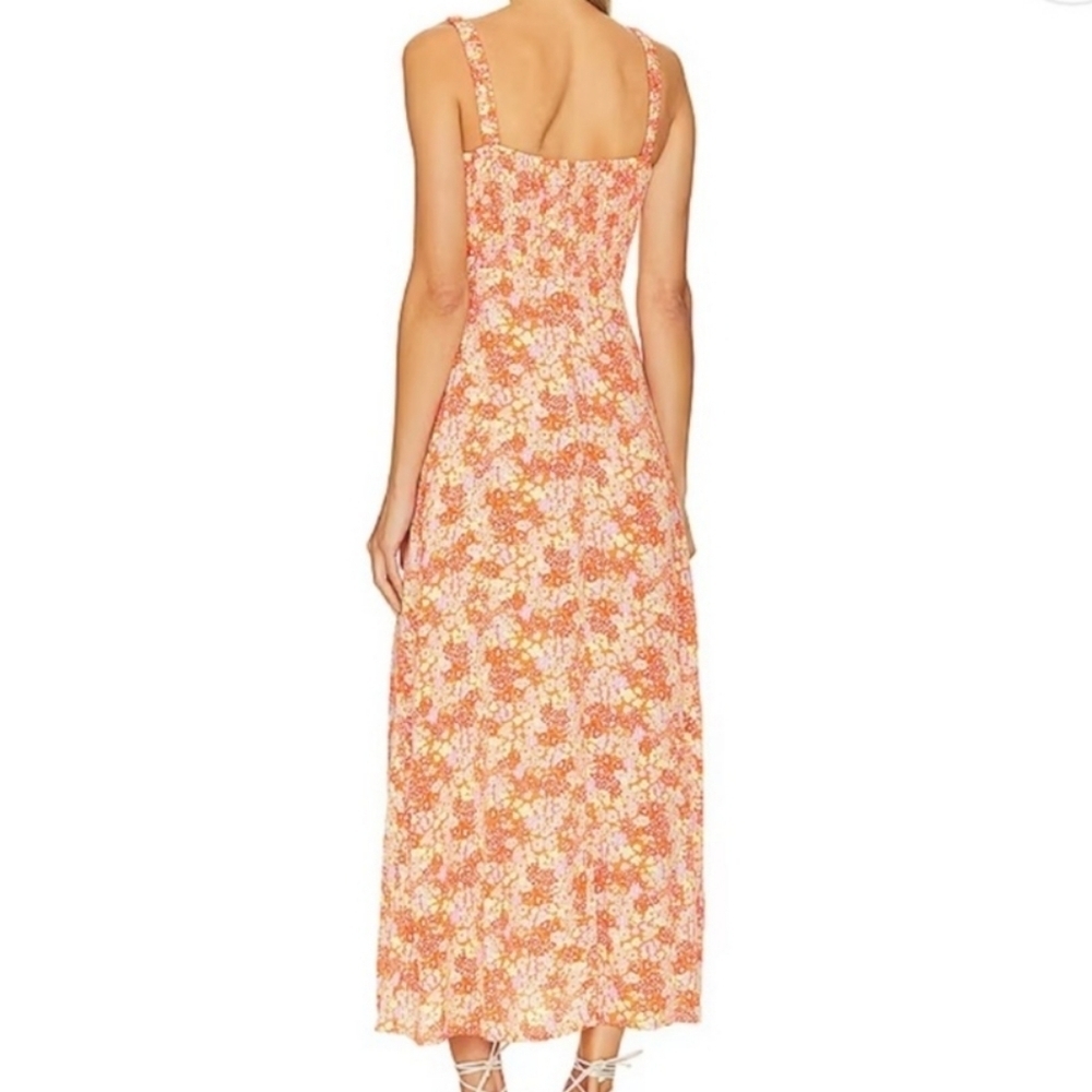 Astr The Label Elsie Orange Floral Dress - Picture 2 of 12
